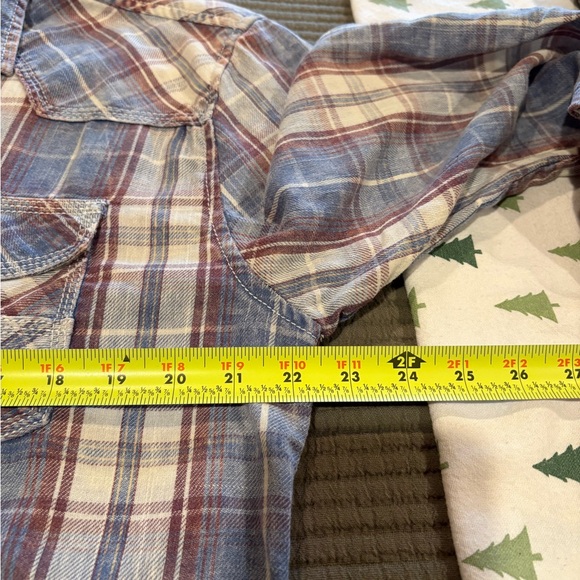 BKE Vintage standard fit men's pearl snap button-down shirt XL - Picture 10 of 12